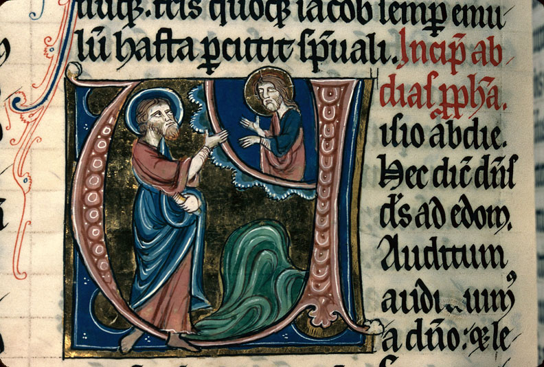 Bible - Dieu parlant à Abdias