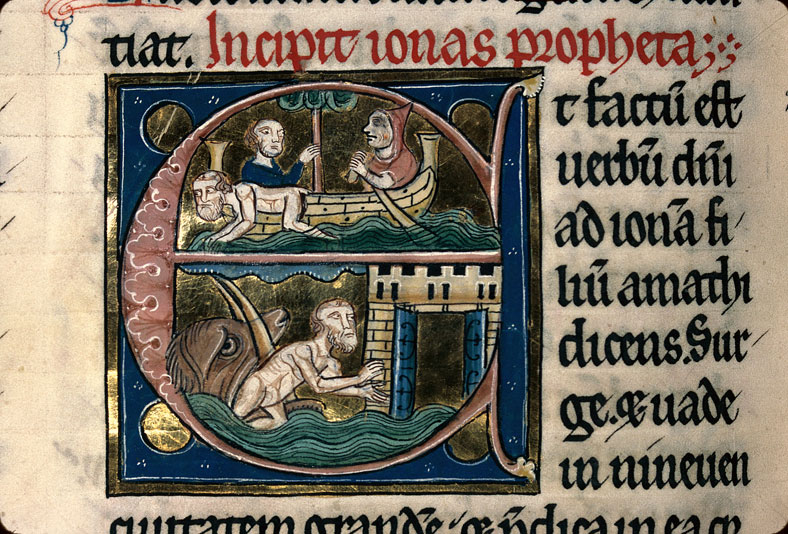 Bible - Jonas jeté à la mer/Jonas rejeté par le poisson devant Ninive
