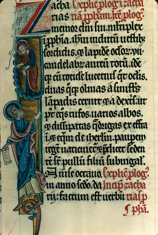 Bible - Dieu parlant à Zacharie