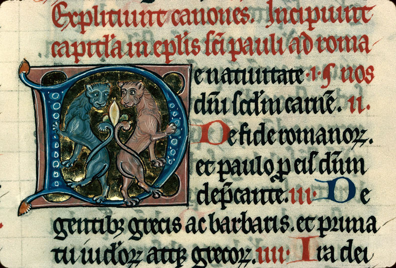 Bible - Lions affrontés