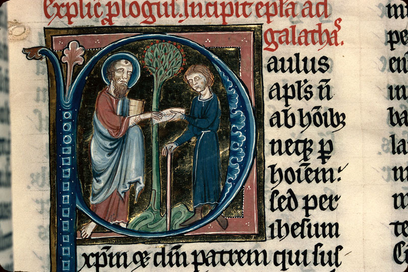 Bible - Saint Paul envoyant une lettre