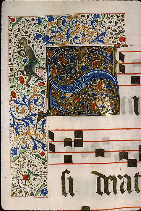 Graduel à l'usage de la cathédrale du Mans - Hybride zoomorphe