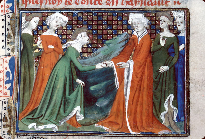 Chroniques - Rencontre de la duchesse de Brabant et d'Isabelle de Bavière