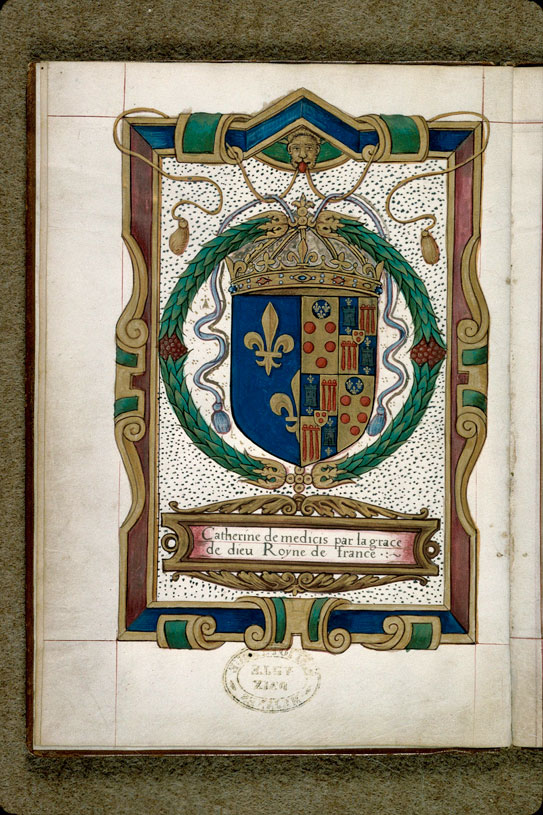 Généalogie des comtes de Boulogne - Armes de Catherine de Médicis_0