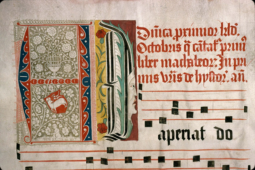 Responsorial à l'usage d'Aix - Armes du chapitre cathédral d'Aix_1