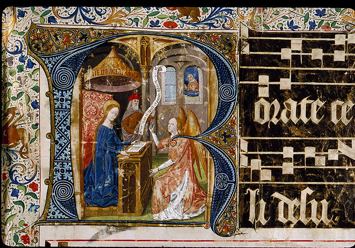 Graduel à l'usage de la cathédrale du Mans - Annonciation