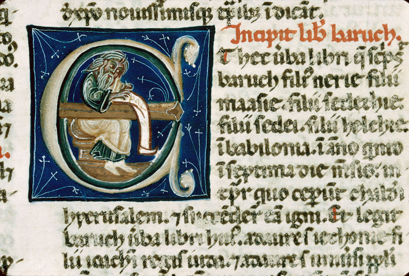 Bible - Baruch écrivant