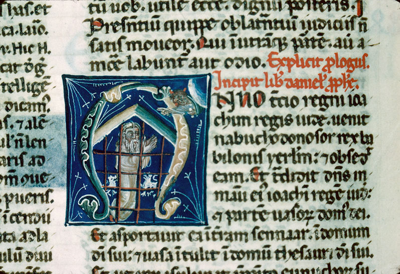 Bible - Daniel dans la fosse aux lions béni par Dieu
