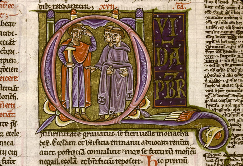 Decretum - Prêtre malade renonçant à sa charge et prenant l'habit monastique