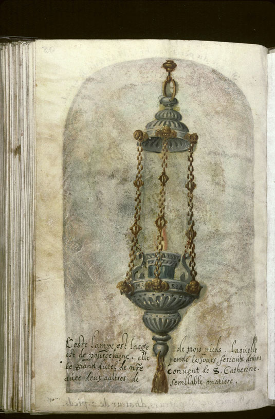 Recueil dominicain du couvent Sainte-Catherine-de-Sienne de Douai - Lampe d'église_0