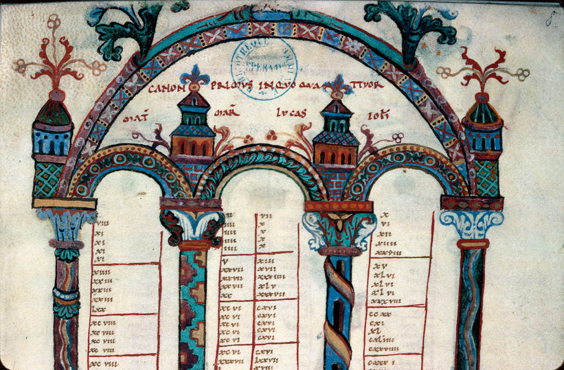 Evangiles - Table des canons_1