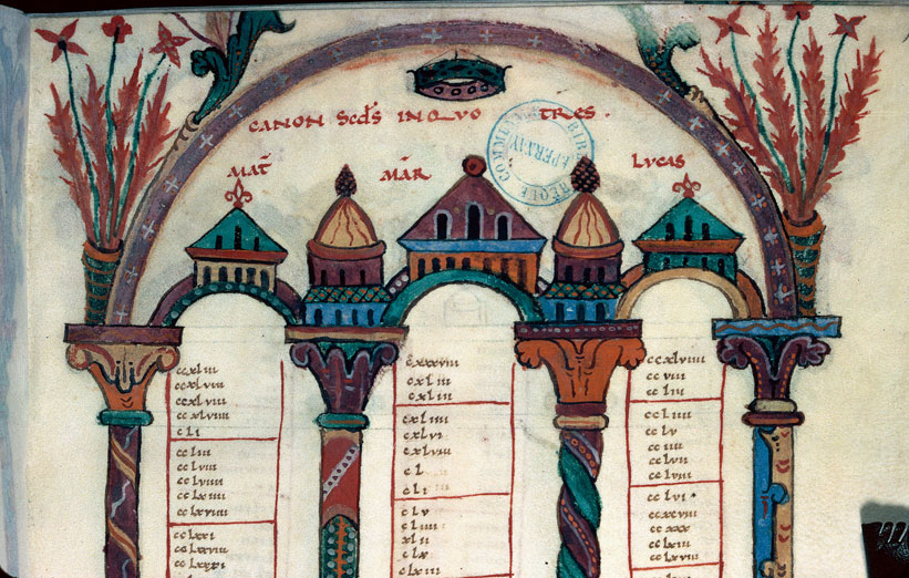 Evangiles - Table des canons_1
