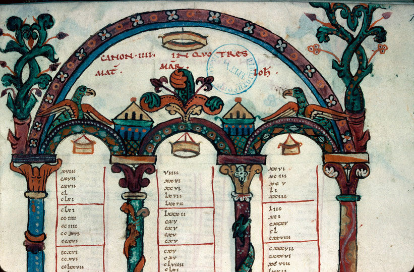 Evangiles - Table des canons_1