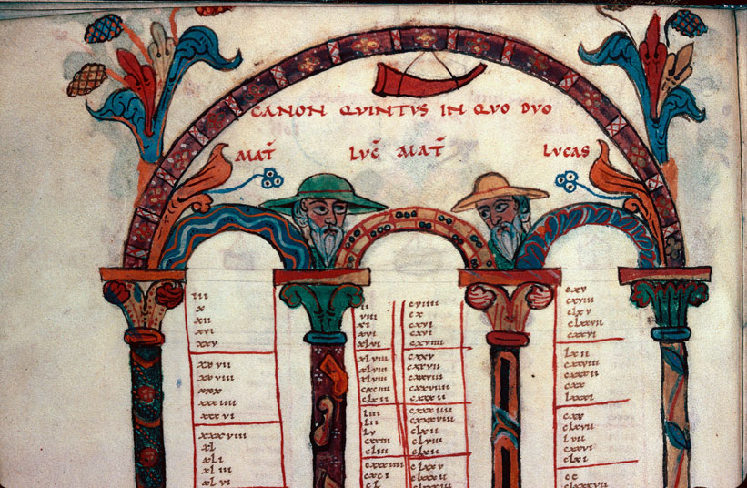 Evangiles - Table des canons_1