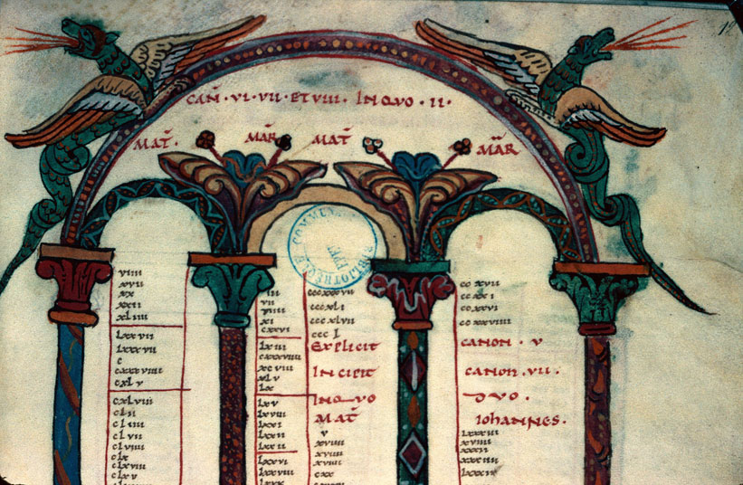 Evangiles - Table des canons_1
