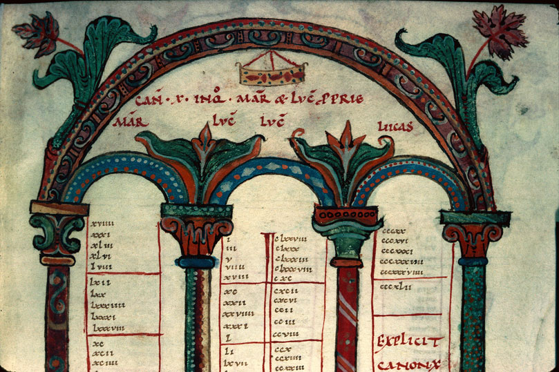 Evangiles - Table des canons_1