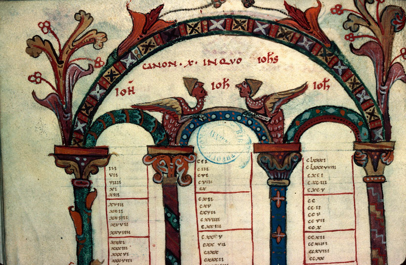 Evangiles - Table des canons_1