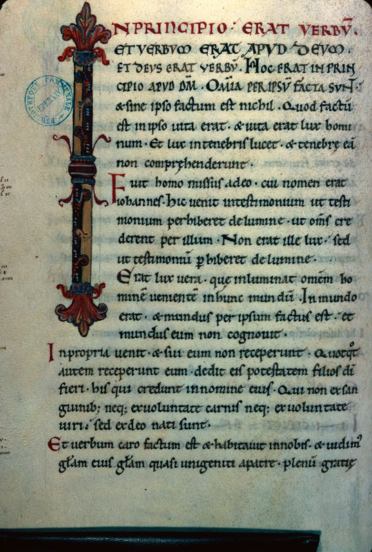 Evangiles - Initiale ornée