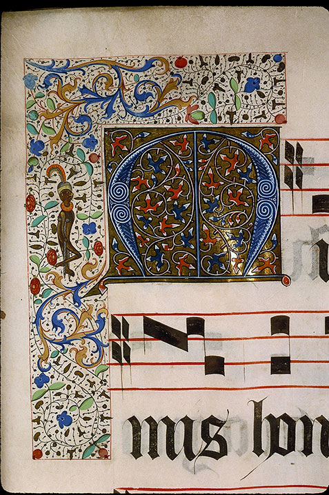 Graduel à l'usage de la cathédrale du Mans - Singe béquillant