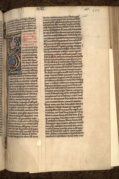 Bible - Initiale ornée