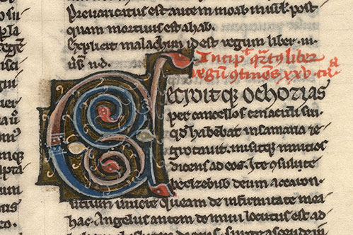 Bible - Initiale ornée