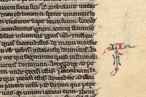 Bible - Signe codicologique