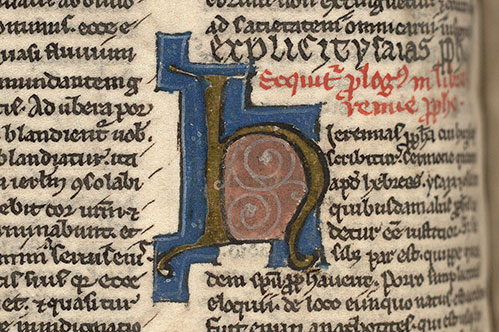 Bible - Initiale ornée