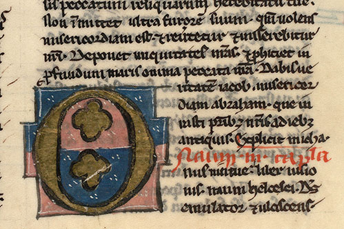Bible - Initiale ornée