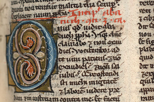 Bible - Initiale ornée