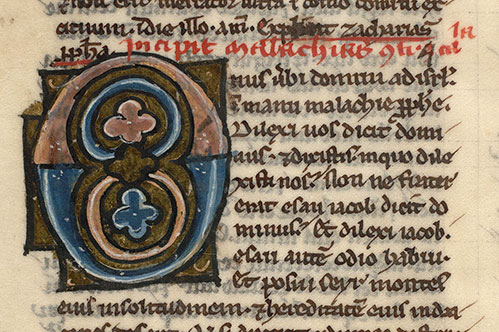 Bible - Initiale ornée