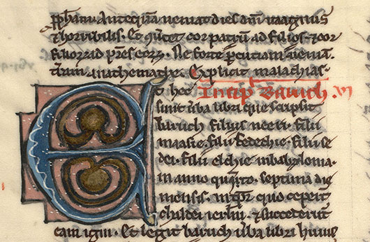 Bible - Initiale ornée