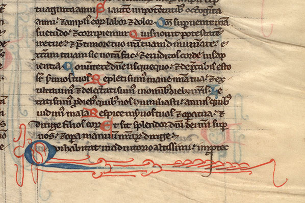 Bible - Initiale filigranée