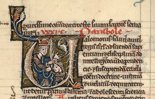 Bible - Salomon enseignant Roboam