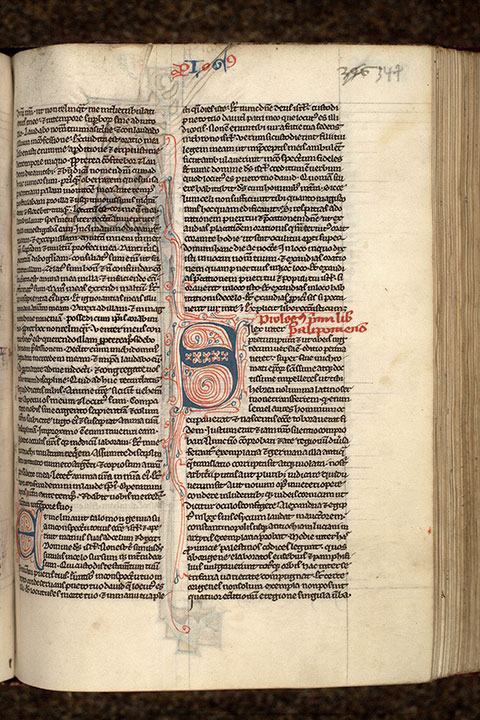 Bible - Initiale filigranée