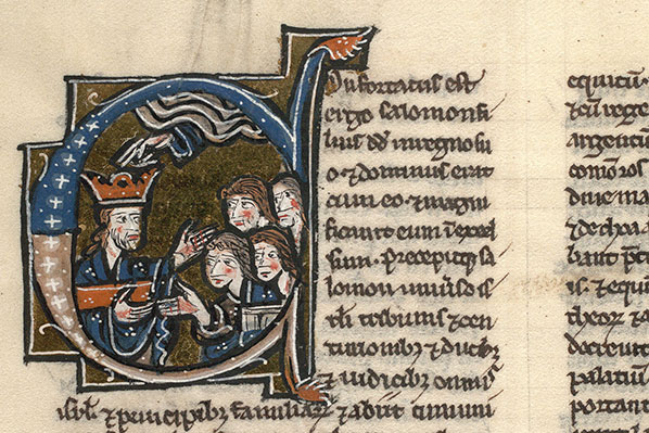Bible - Salomon, béni par Dieu, s'adressant au peuple