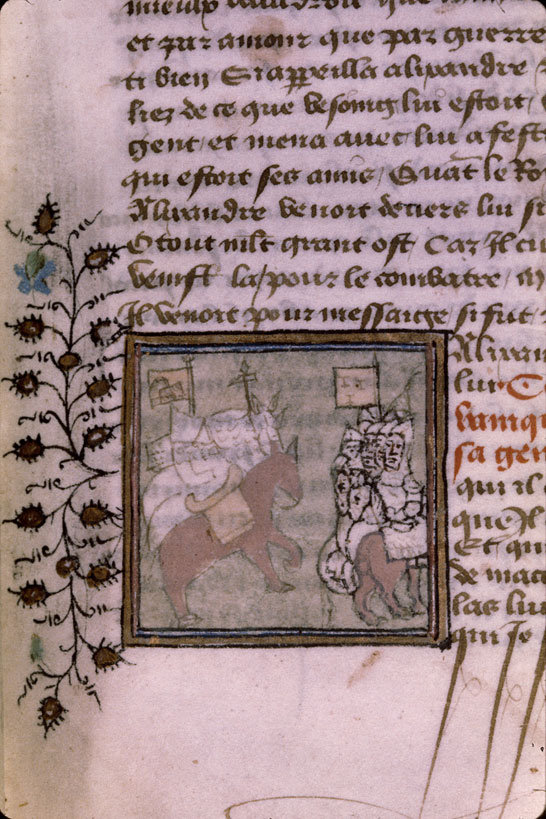 Roman d'Alexandre - Victoire d'Alexandre sur Nicolas, roi de Césarée