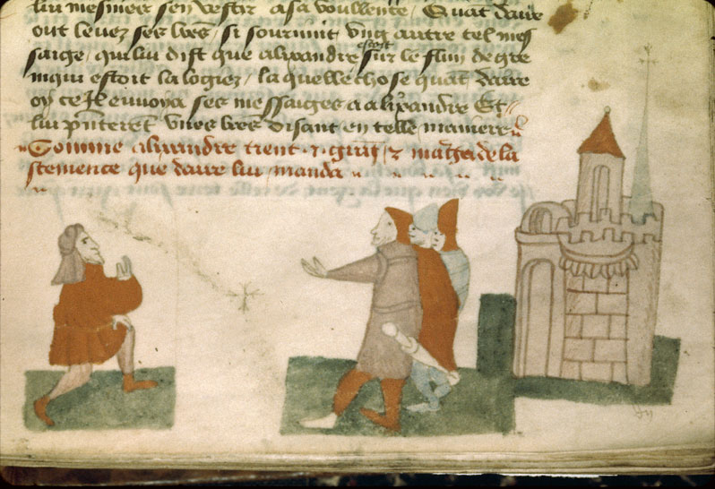 Roman d'Alexandre - Messager de Darius III