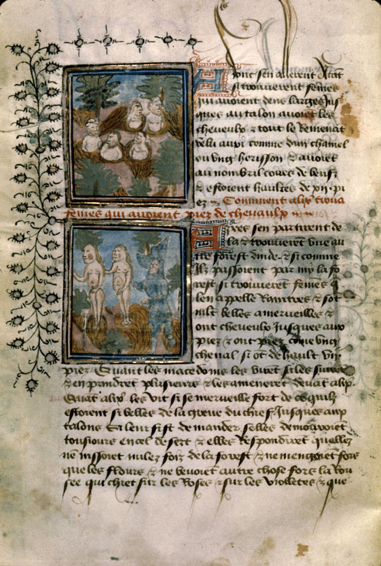 Roman d'Alexandre - Femmes aux pieds de chevaux