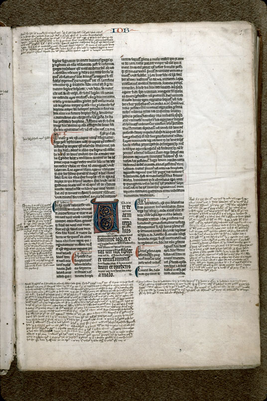 Bible glosée (partie de) - Initiale ornée_1