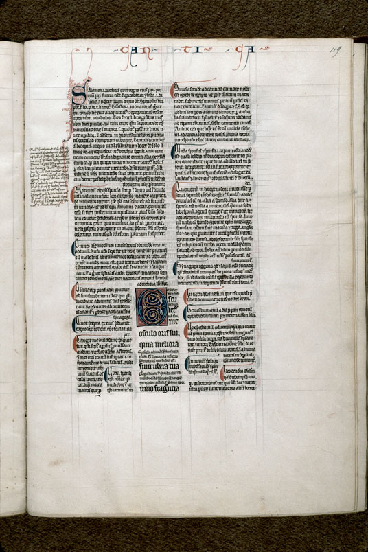 Bible glosée (partie de) - Initiale ornée_1