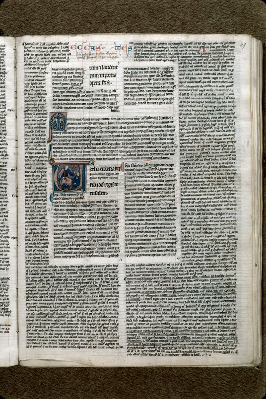 Bible glosée (partie de) - Salomon enseignant_1