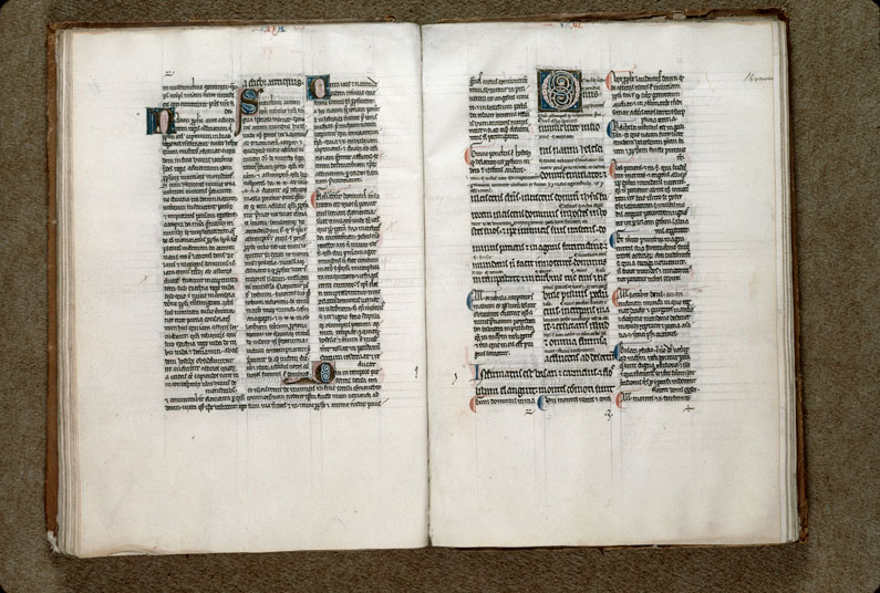 Bible glosée (partie de) - Initiale ornée_1