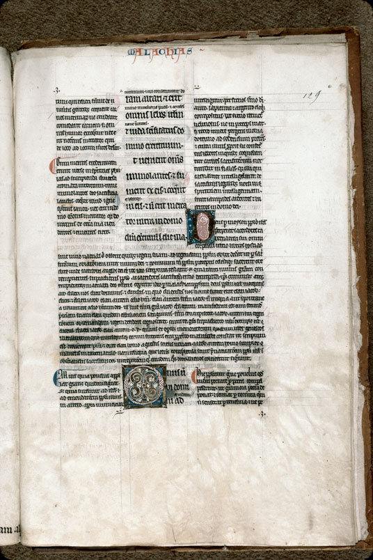 Bible glosée (partie de) - Initiale ornée_1