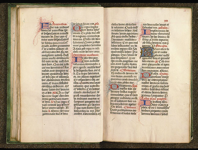 Missel à l'usage de l'abbaye Sainte-Geneviève de Paris - Initiale ornée_1