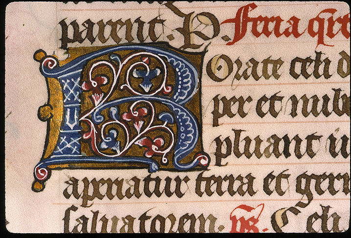 Missel à l'usage de l'abbaye Sainte-Geneviève de Paris - Initiale ornée