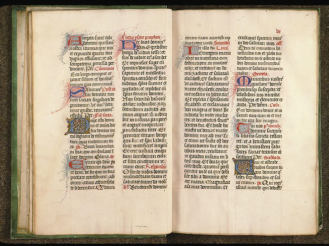 Missel à l'usage de l'abbaye Sainte-Geneviève de Paris - Initiale ornée_1