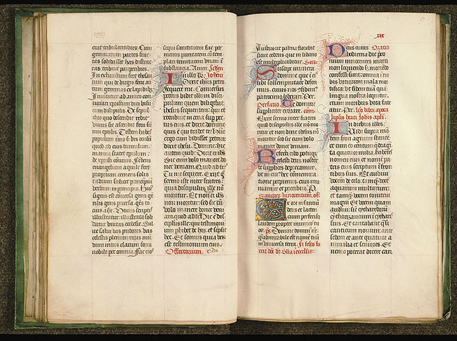 Missel à l'usage de l'abbaye Sainte-Geneviève de Paris - Initiale filigranée_1