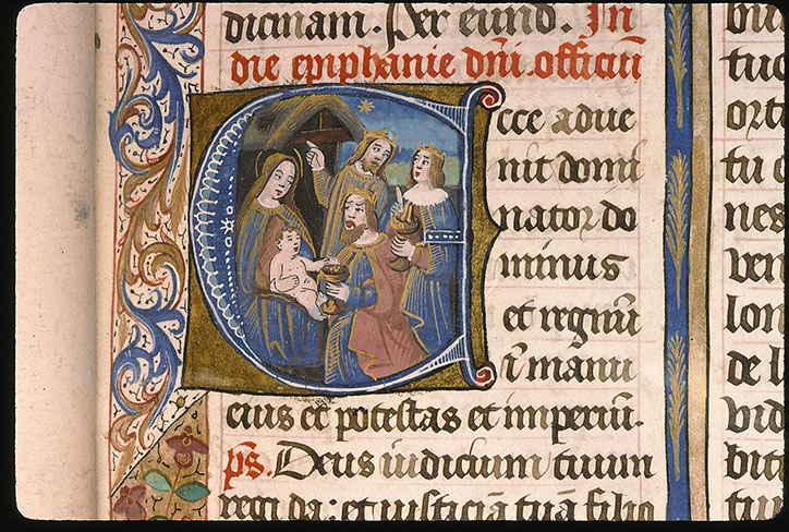 Missel à l'usage de l'abbaye Sainte-Geneviève de Paris - Adoration des Mages