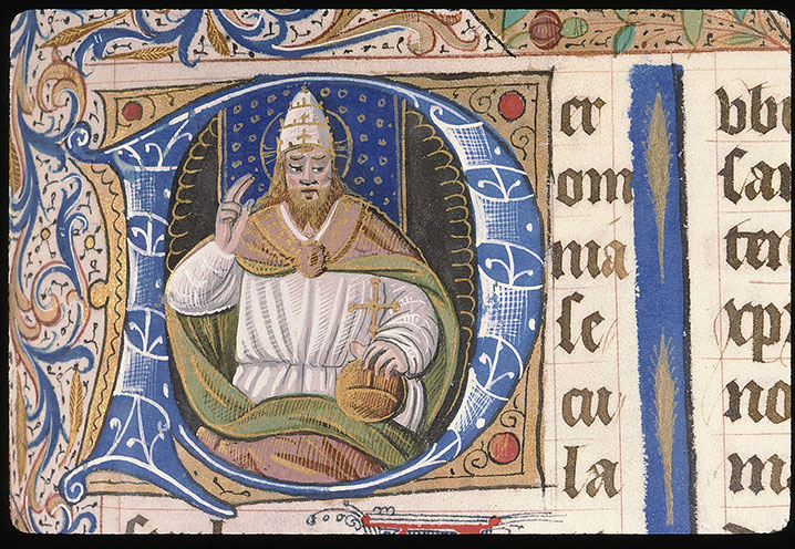 Missel à l'usage de l'abbaye Sainte-Geneviève de Paris - Dieu bénissant