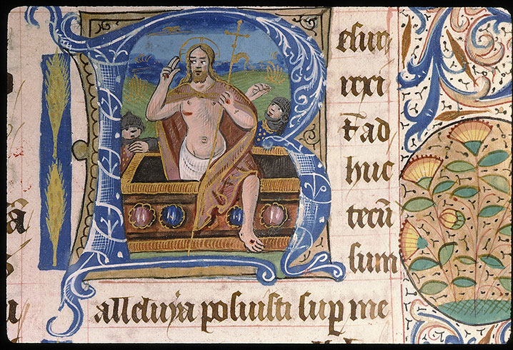 Missel à l'usage de l'abbaye Sainte-Geneviève de Paris - Résurrection du Christ_0